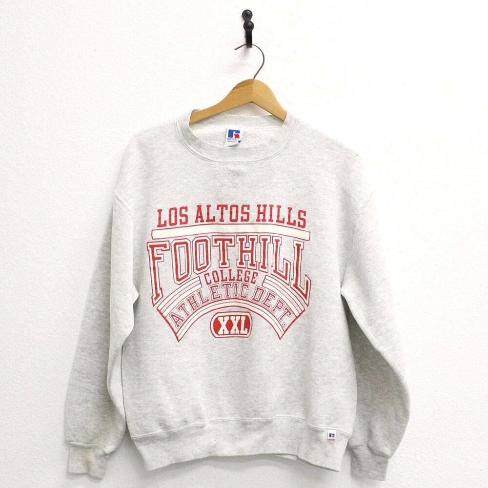 Vintage Los Altos Hills Foothill College California Sweatshirt Large
